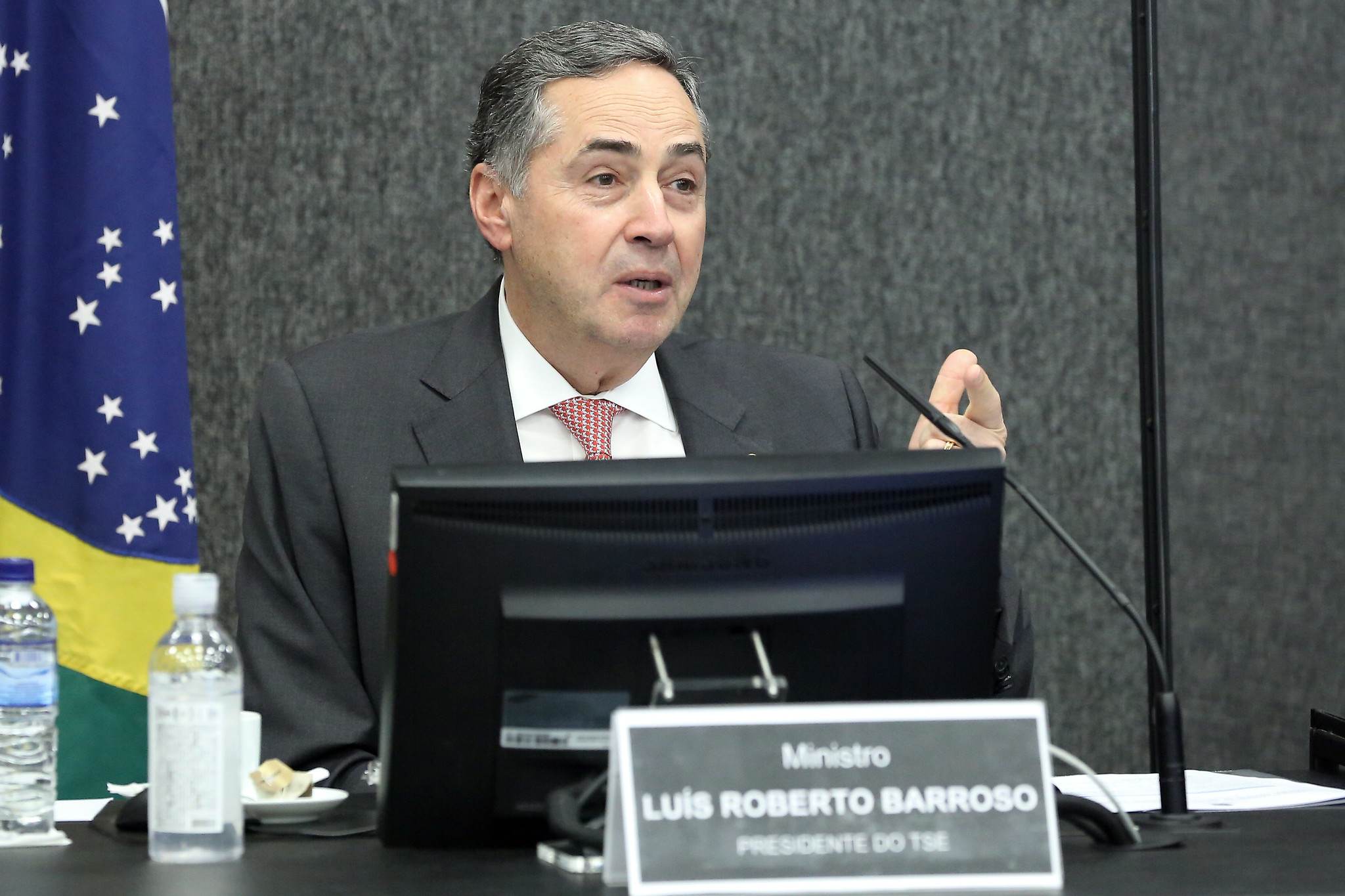 Ministro Luis Roberto Barroso, presidente do Tribunal Superior Eleitoral