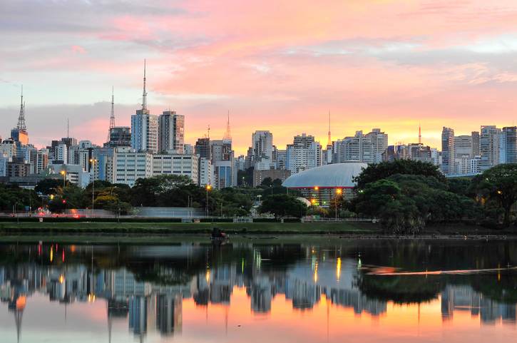 Paque do Ibirapuera, na cidade de São Paulo