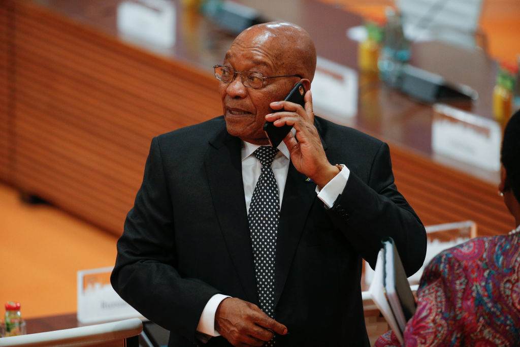 O ex-presidente da África do Sul, Jacob Zuma