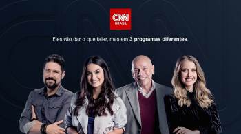 A CNN Brasil anuncia o lançamento de três novos programas em sua grade, todos com estreia para o segundo semestre de 2021