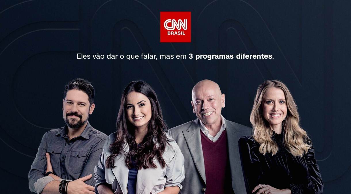 Novos programas estreiam na grade da CNN Brasil