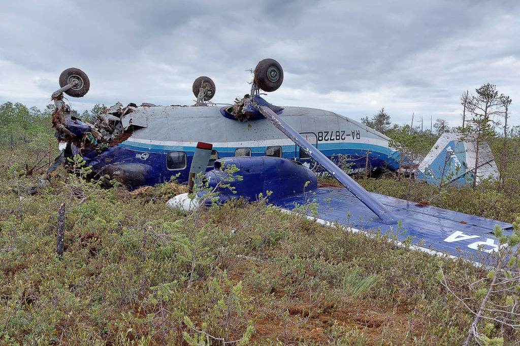 Avião russo pouso emergência