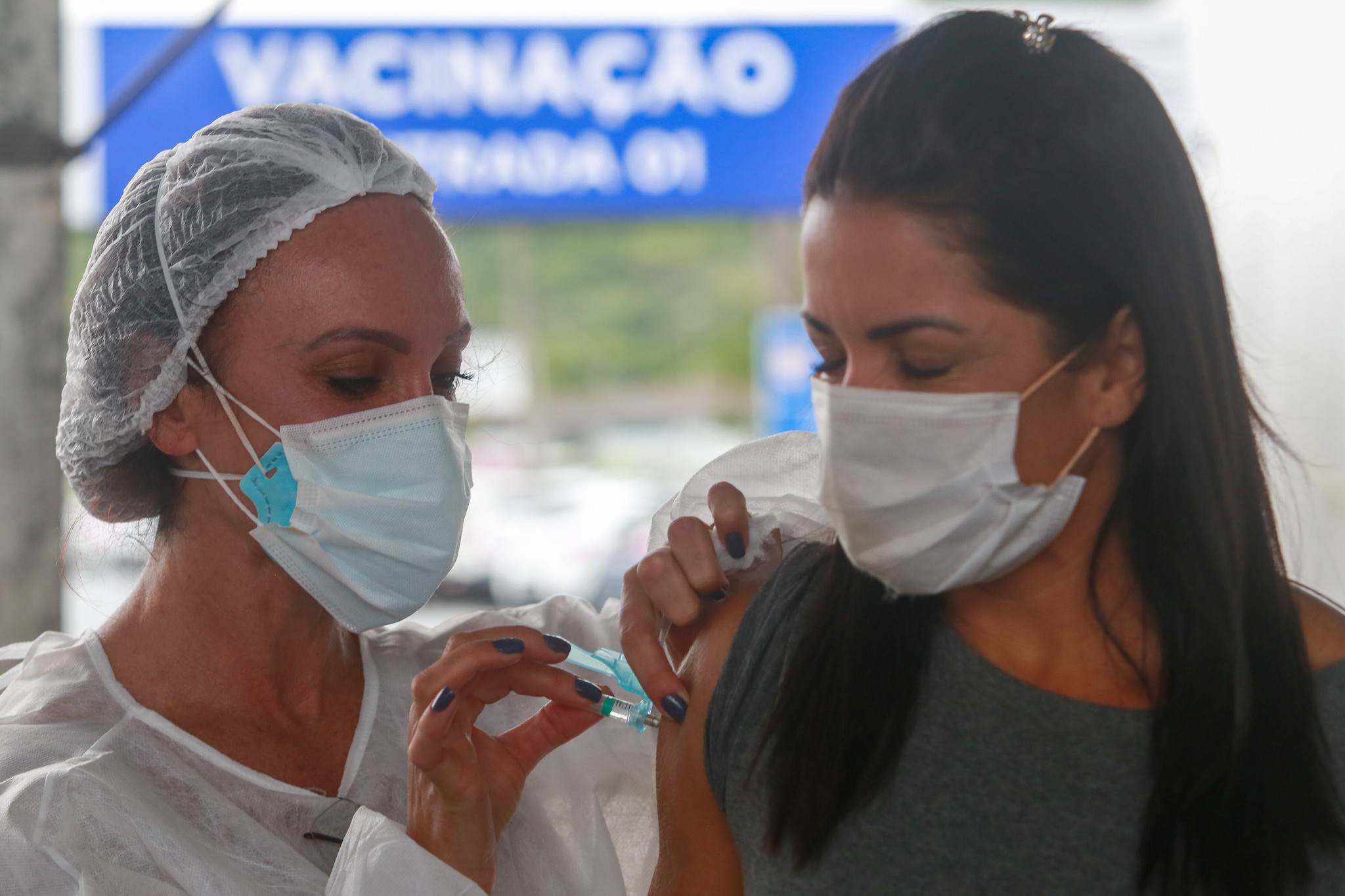 Vacinação contra a Covid-19 em Santa Catarina