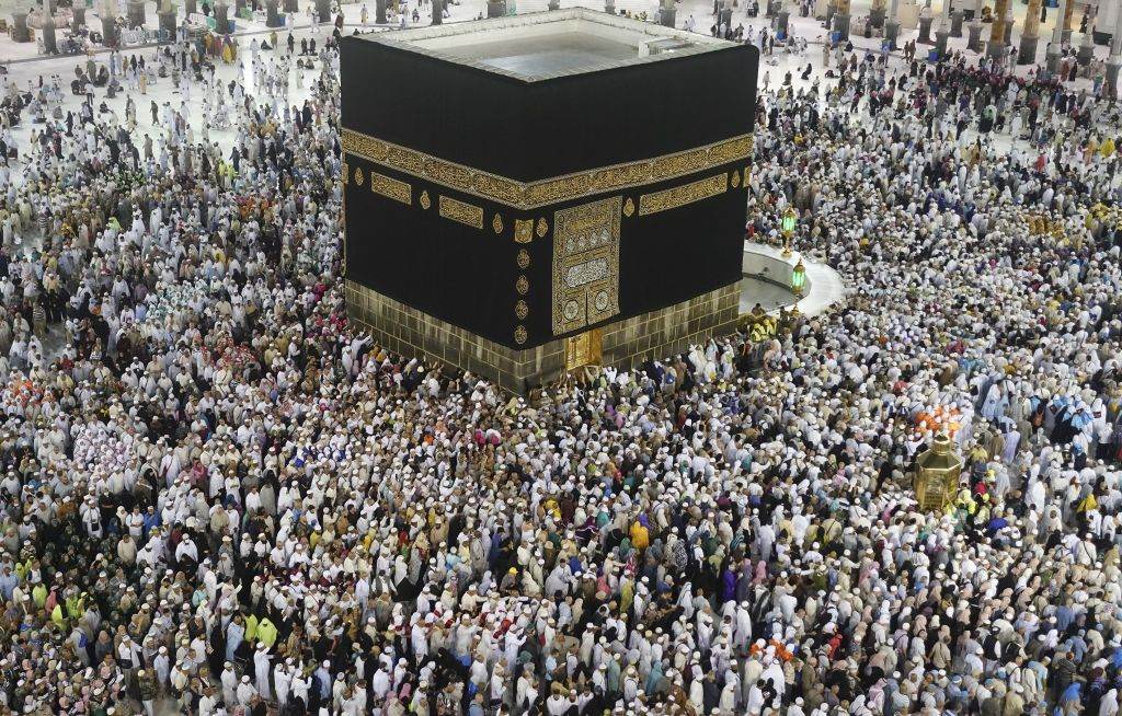 Peregrinos muçulmanos do Hajj, em agosto de 2019