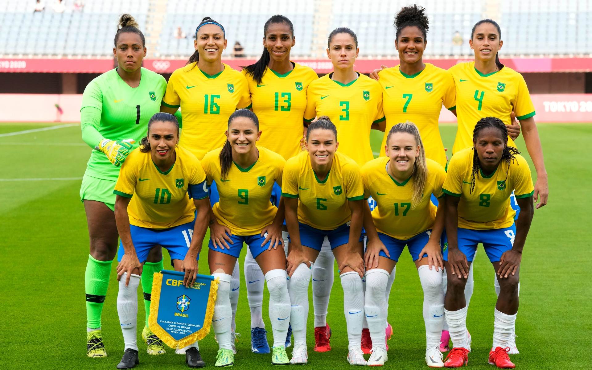 Seleção feminina de futebol do Brasil estreou na Olimpíada contra a China