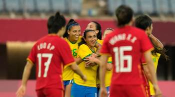 Com 2 gols de Marta e bom jogo de Bia Zaneratto e Andressa Alves, brasileiras superam chinesas; Holanda faz 10 a 3 em Zâmbia, maior placar da história dos Jogos