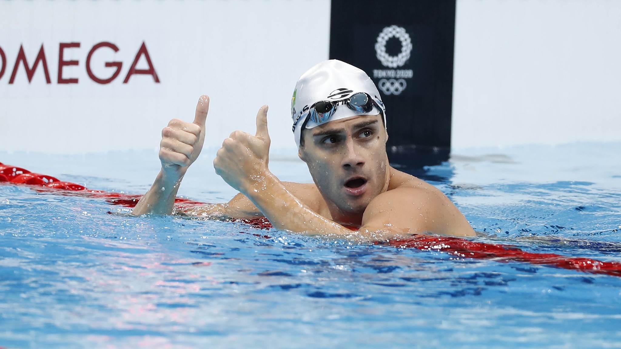 Nadador brasileiro Leonardo de Deus avançou em segundo para a final