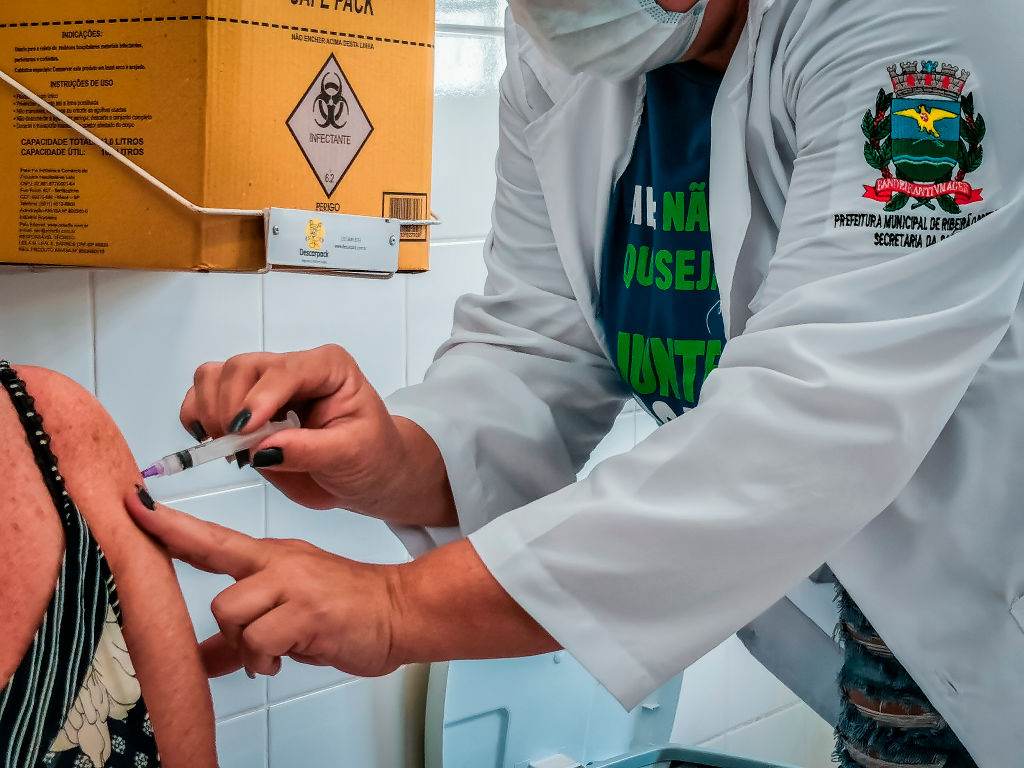 Vacinação no interior de São Paulo