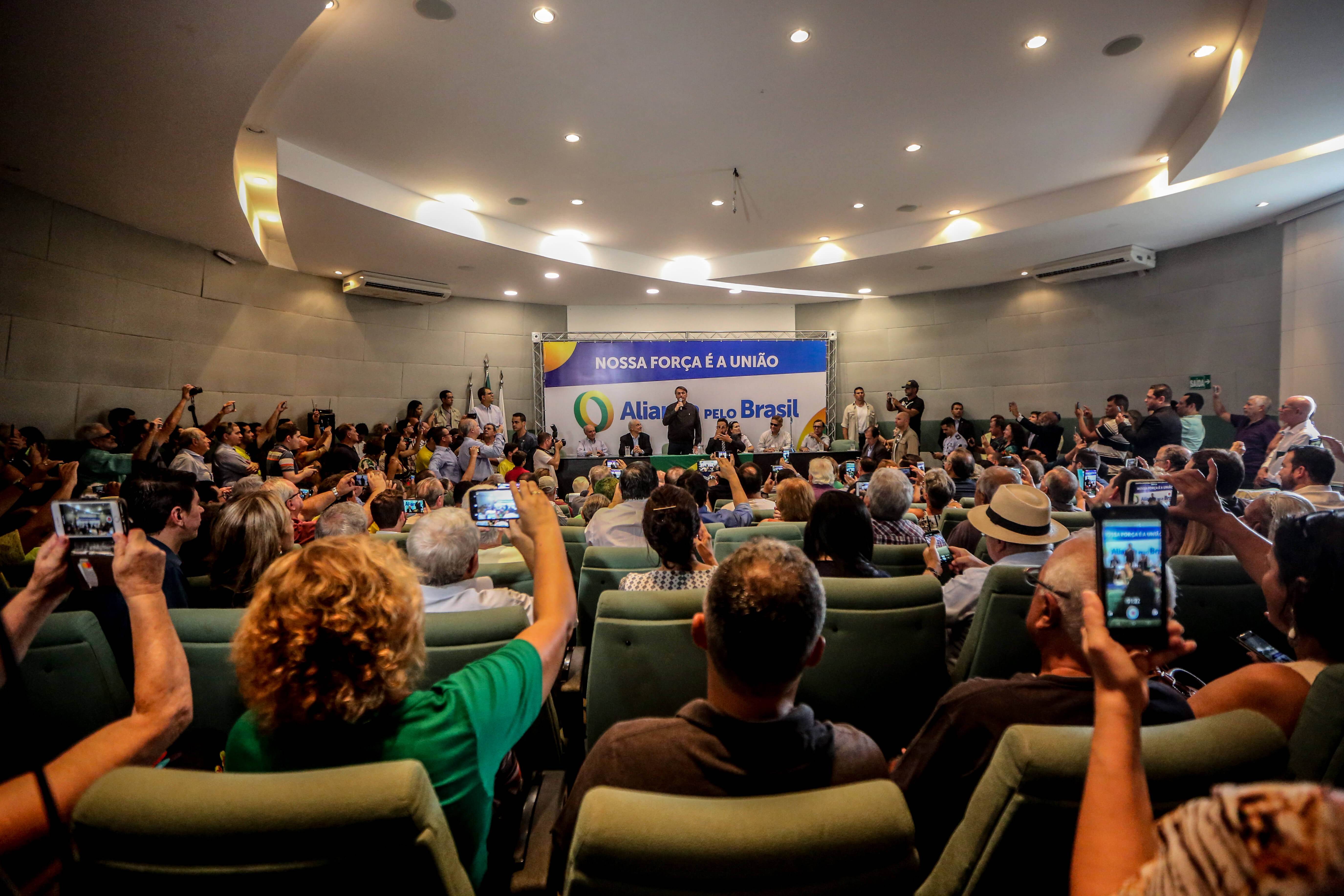 Jair Bolsonaro participa de evento do Aliança pelo Brasil