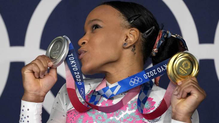 Ginasta Rebeca Andrade conquistou uma medalha de ouro e outra de prata em Tóquio