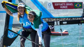 Assim como no Rio-2016, só mulheres subiram ao pódio pela vela brasileira em Tóquio