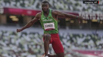 Hugues Fabrice Zango conquistou o bronze no salto triplo com a marca de 17,47 metros; país é o terceiro no Japão a chegar ao pódio olímpico pela primeira vez