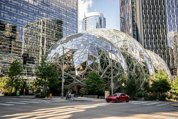 Sede da Amazon, em Seattle, Washington