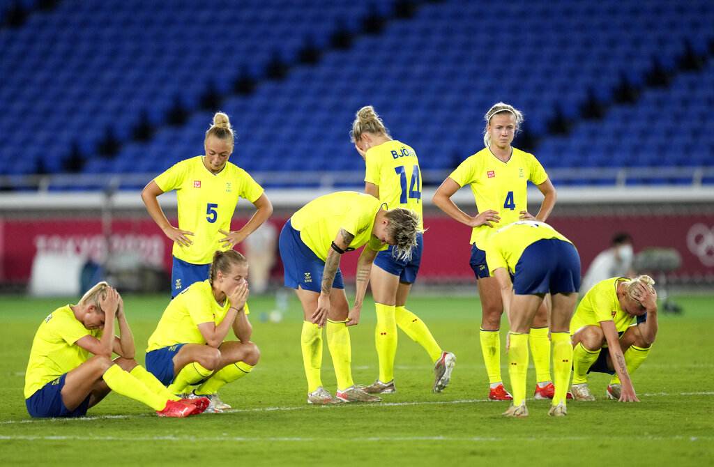 Time mais consistente do torneio olímpico, Suécia foi derrotada nos pênaltis