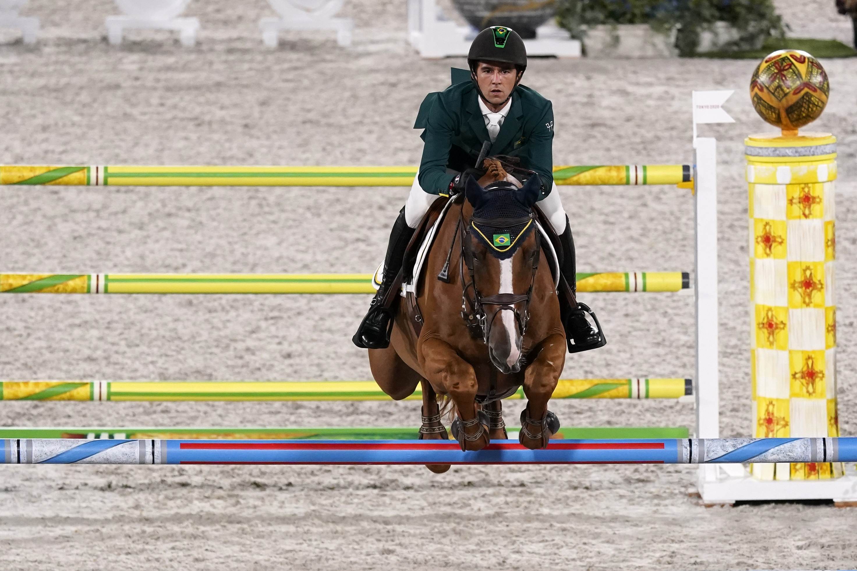 Marlon Zanotelli compete no classificatório do hipismo nas Olimpíadas 2020