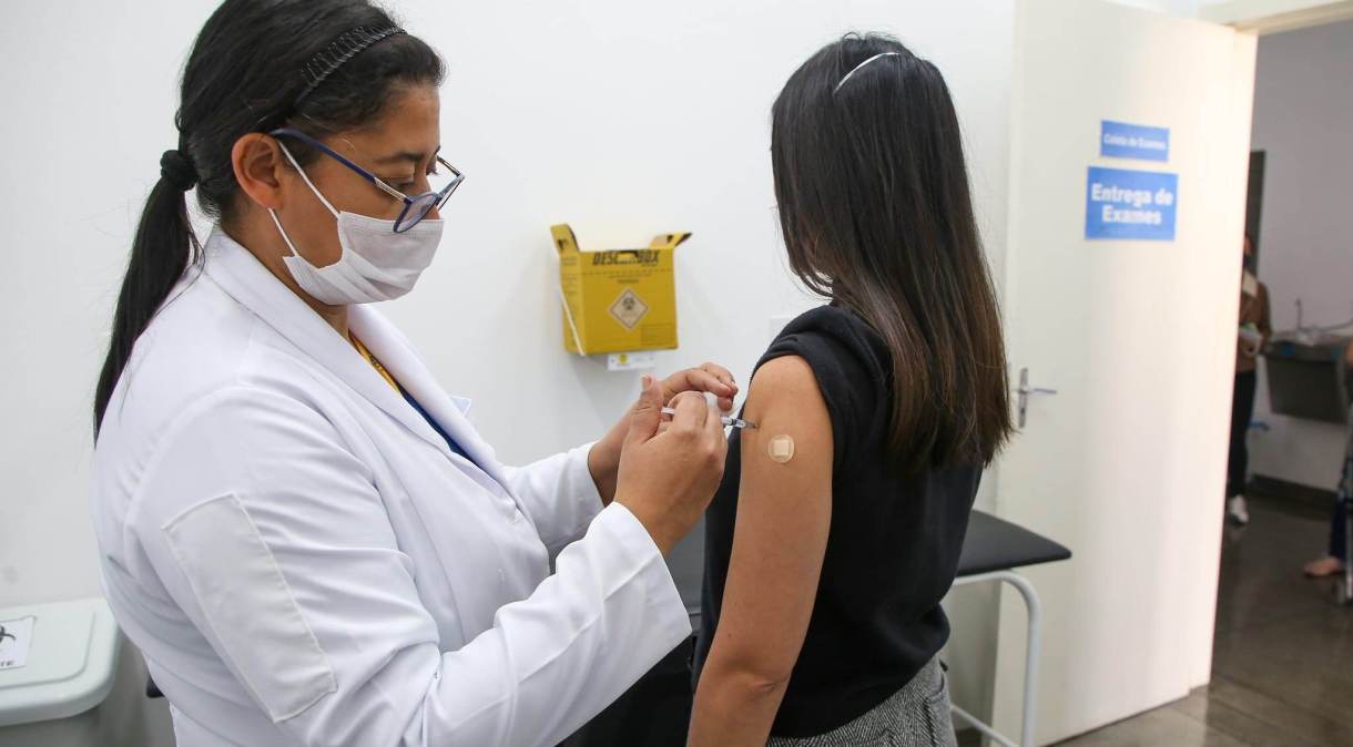 Vacinação contra a Covid-19 na capital paulista