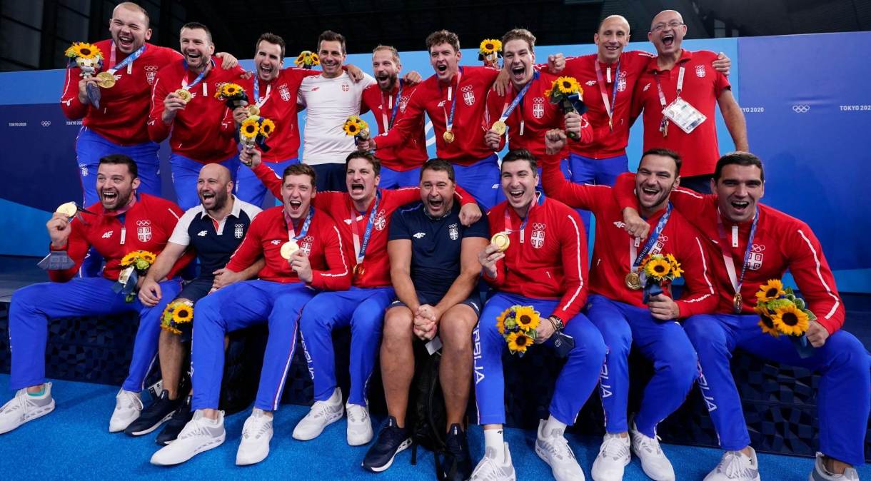 No polo aquático masculino, Sérvia conquistou última medalha de ouro disputada nas Olimpíadas 2020