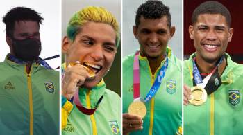 Pela 1ª vez nas participações brasileiras nos Jogos, maioria dos ouros do país não vem de atletas do sudeste; desempenho supera países europeus