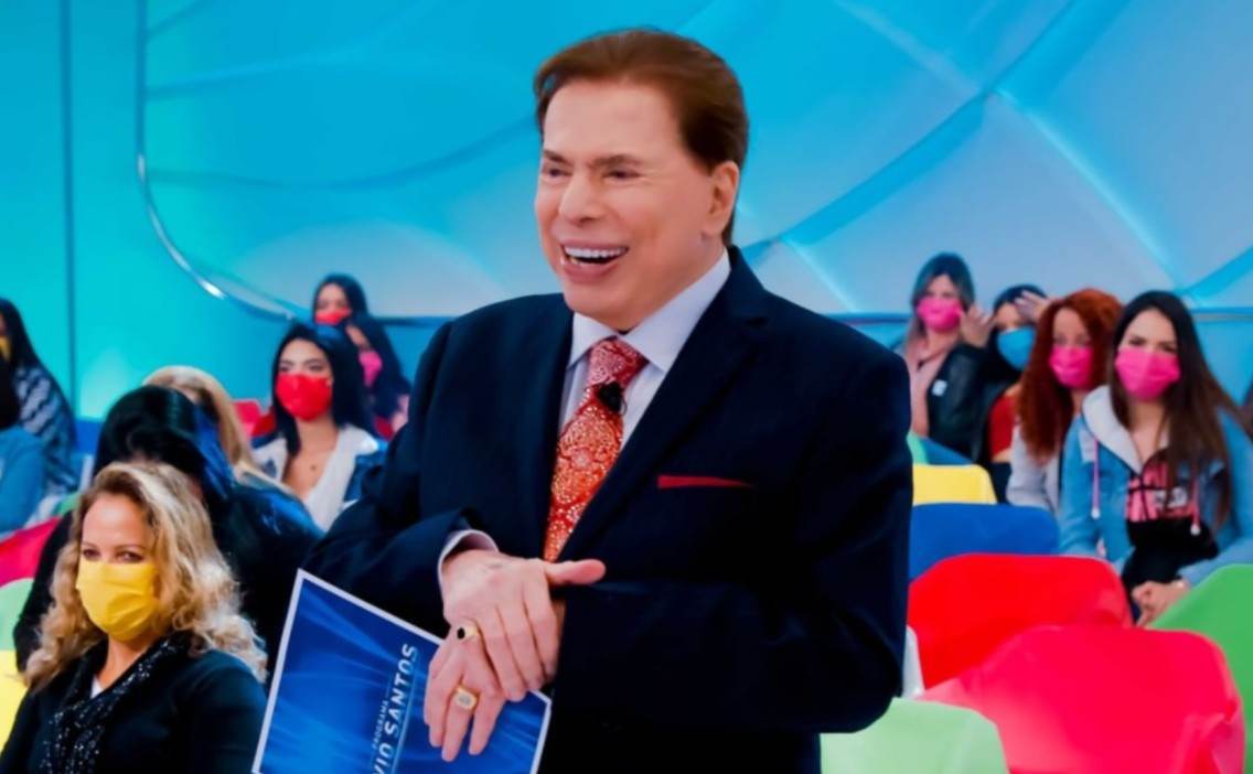 O apresentador Silvio Santos, do SBT