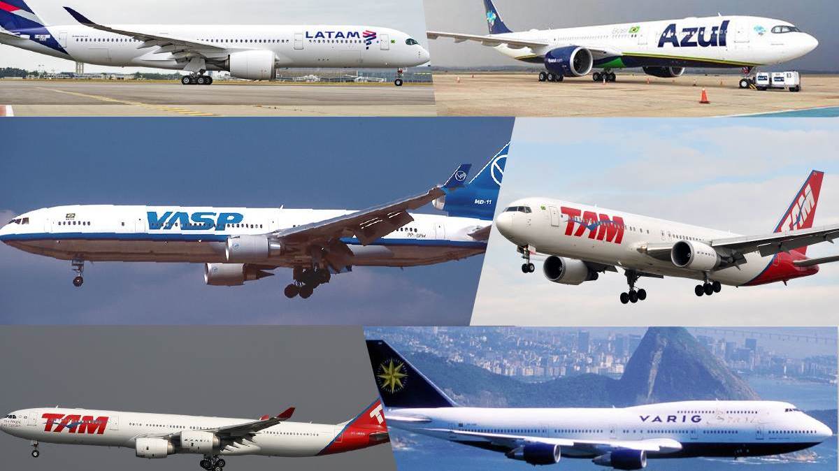 Maiores aviões que já voaram em companhias do Brasil