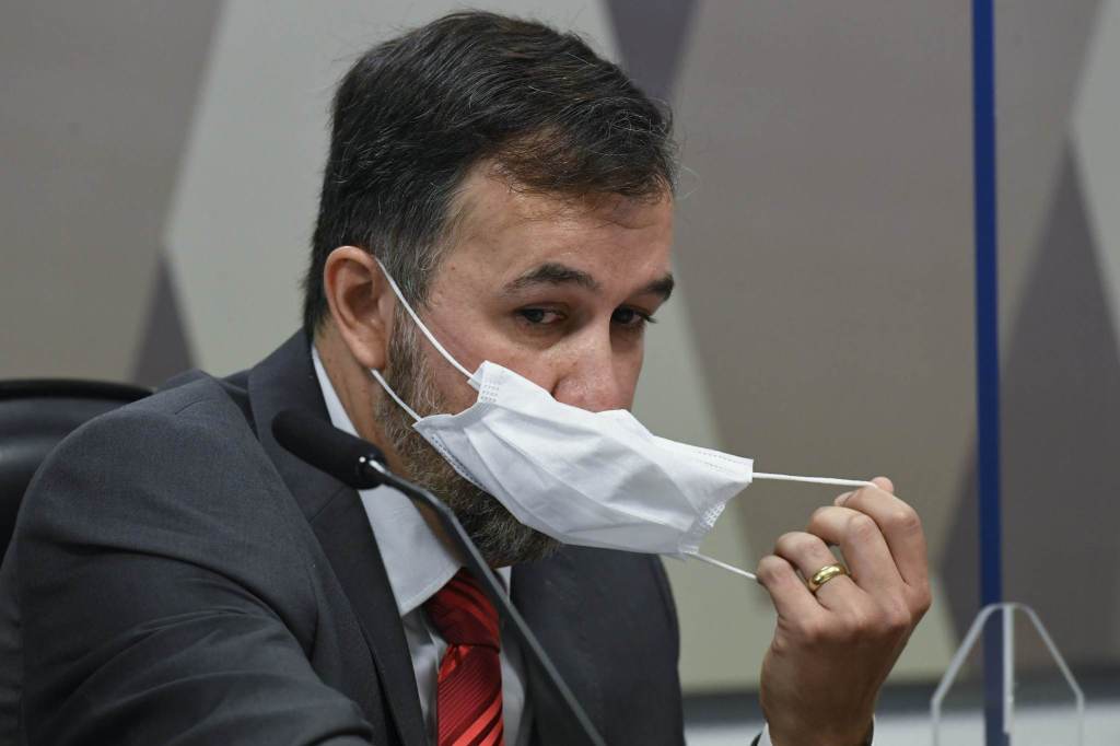 Alexandre Marques, auditor do TCU, na CPI da Pandemia