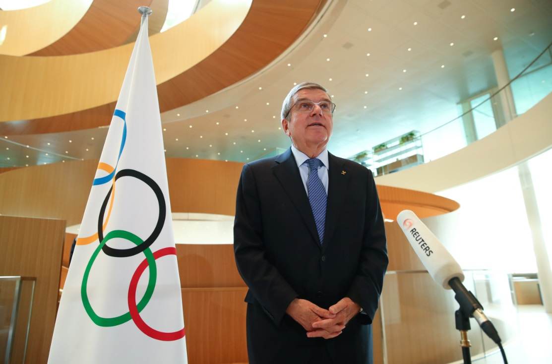 Presidente do COI, Thomas Bach 