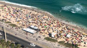 Banhistas haviam encontrado o material no Rio de Janeiro na sexta-feira (2)