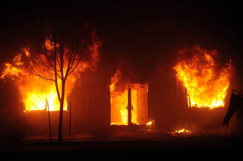 Incêndio florestal em Greenville, na Califórnia, EUA - Neal Waters/Anadolu Agency via Getty Images - 5 de agosto de 2021