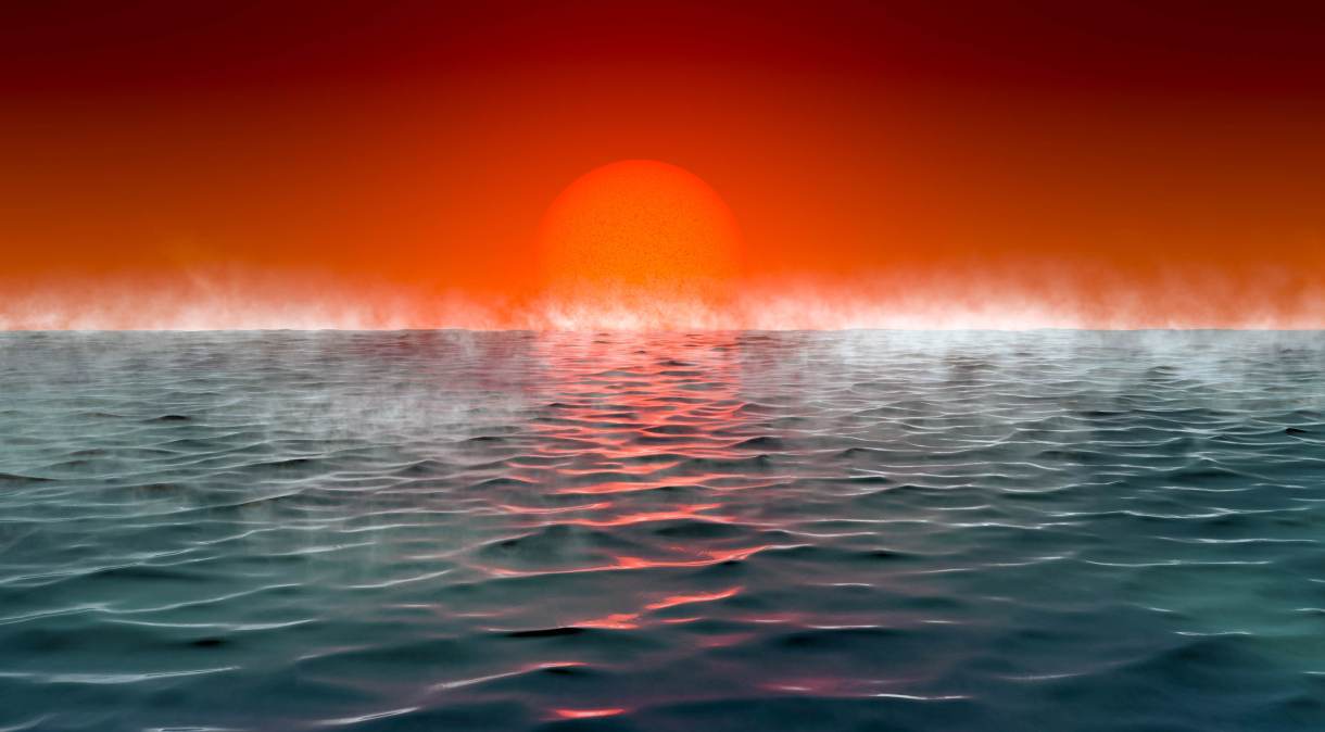 Planetas quentes com oceanos e atmosfera com hidrogênio podem ser semelhantes a Terra