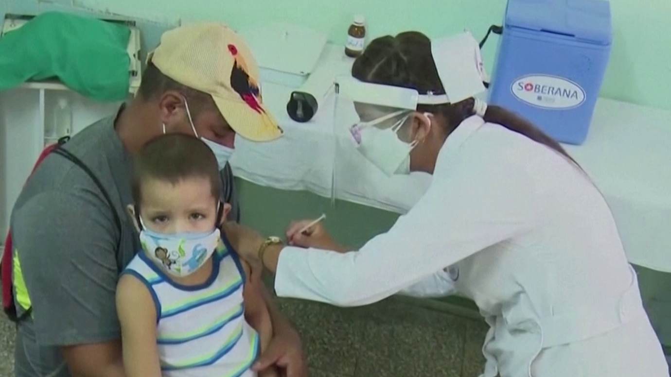 Cuba começou a vacinar em setembro criança a partir de 2 anos contra a Covid-19