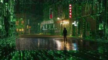 Neo, interpretado por Keanu Reeves, volta a escolher entre as pílulas azul e vermelha na continuação da trilogia original