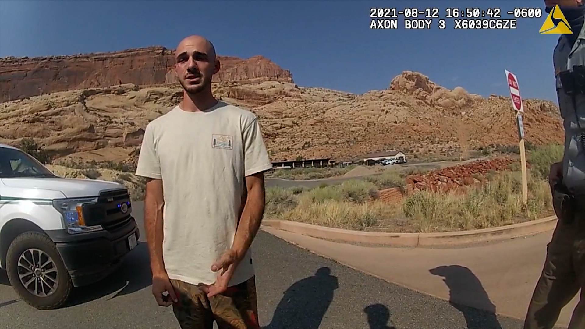 Gaby e Brian (foto) foram abordados pela polícia de Moab, em Utah, após episódio considerado uma ‘disputa doméstica’ entre casal