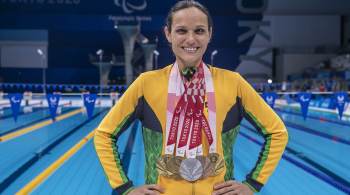 Maria Carolina Santiago vence 100 m peito (classe SB12) e conquista 3.º ouro em Tóquio; Brasil está na 7.ª colocação no quadro de medalhas