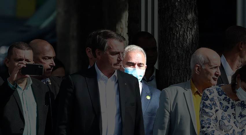 O ministro da Saúde, Marcelo Queiroga, acompanhou Bolsonaro em Nova York