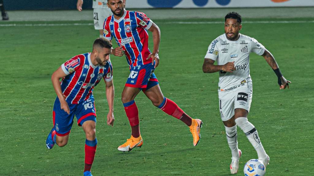 Santos e Bahia empataram em 0 a 0 na Vila Belmiro