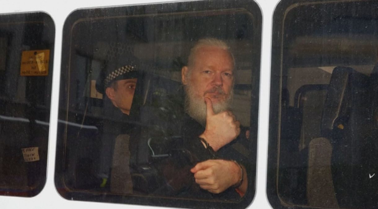 O fundador do WikiLeaks, Julian Assange (27.out.2021)