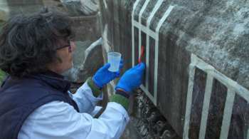 Entre as técnicas utilizadas está uma que solidifica bactérias, que passam a preencher os vãos dos monumentos em deterioração
