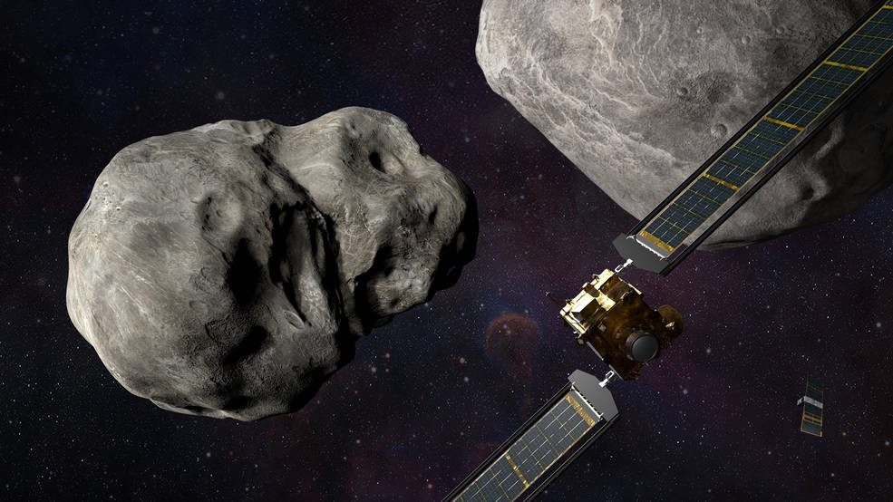 Missão deve atingir a lua Dimorphos, que orbita o asteroide Didymos