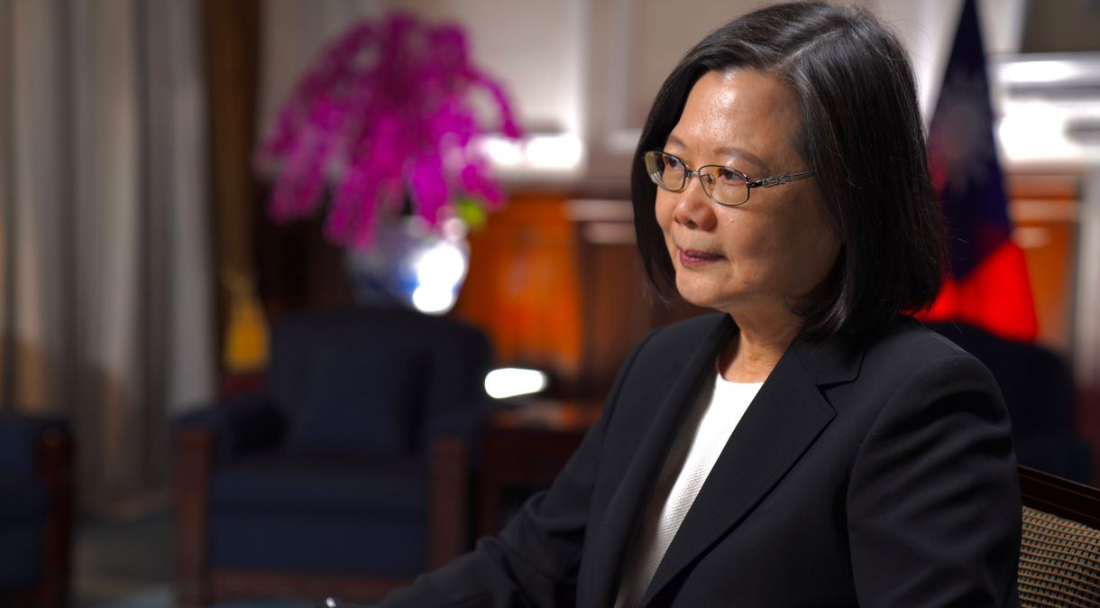 Tsai Ing-wen, presidente de Taiwan, disse à CNN que ameaça da China está aumentando ‘a cada dia’