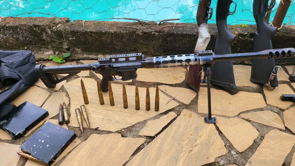 Armas apreendidas em operação contra "Novo Cangaço"