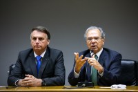 Bolsonaro encontra empresários com Guedes e a missão de refazer pontes