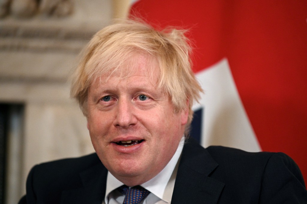 Premiê do Reino Unido, Boris Johnson, em Londres