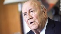 Ex-presidente da África do Sul e ganhador do Nobel, Frederik Willem de Klerk morre aos 85 anos