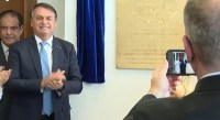 Bolsonaro inaugura embaixada do Brasil no Bahrein