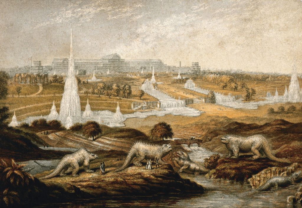 Vista da exposição Crystal Palace