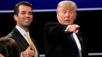 Donald Trump Jr. compareceu à Convenção Nacional Republicana onde Trump foi oficializado como candidato presidencial, nesta segunda-feira (15)