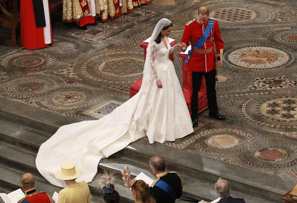 Casamento do príncipe William com Catherine Middleton, em abril de 2011, em Londres