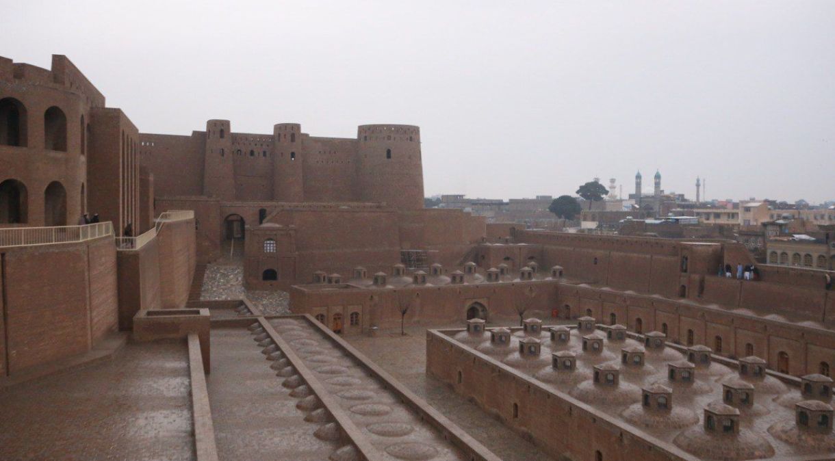 Construções históricas na cidade de Herat, no Afeganistão, em 18 de janeiro de 2022