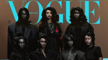 Fotografada por Rafael Pavarotti, imagem quer celebrar o sucesso das top models africanas, mas levanta discussões por ter manipulado a cor da pele das modelos