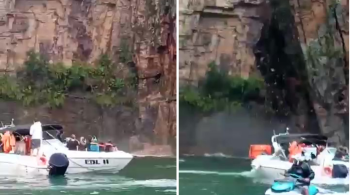 Dez pessoas morreram após rocha atingir embarcações em Lago de Furnas (MG)